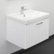 Тумба-умывальник Comforty Ангара-60П белый матовый c раковиной Comforty 4460