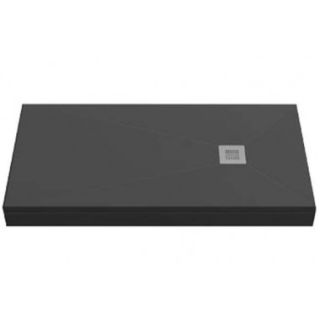 Поддон литьевой Good Door Essentia ЧЕРНЫЙ 100x90 см