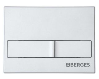 Комплект Berges 043398: инсталляция NOVUM кнопка L2 хром матовый унитаз Sigma Rimless сидение дюропласт быстросъём