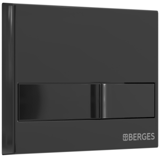 Инсталляция для унитаза Berges Novum L6 с кнопкой чёрный глянец 040216
