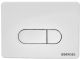 Кнопка смыва Berges Novum soft touch белый 040034