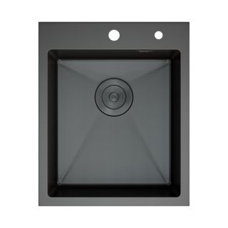 Кухонная мойка DQ DQS415006 41см графит