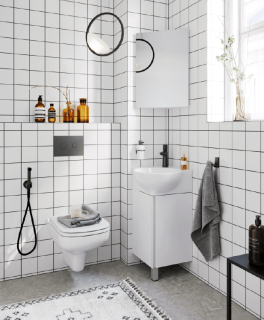 Напольная тумба Aqwella Porto POR0104WW 45см белый