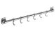 Планка с крючками для полотенец Haiba HB209-6 хром