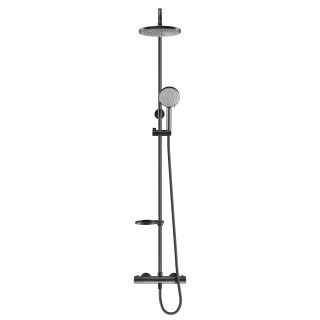 Душевая стойка Swedbe Hermes 5143B со смесителем для душа чёрный