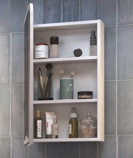 Зеркало-шкаф с подсветкой Vigo Callao zsh.CAL.45 44 см белый