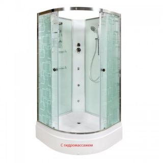 Душевая кабина Deto ЕМ2790 N с гидромассажем (гм.) 90х90х210см