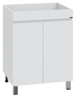 Тумба под раковину для стиральной машины СанТа Марс 700315 напольная 68см белый