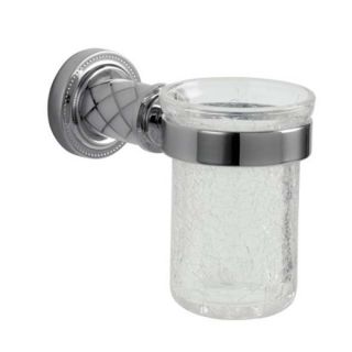 Стакан для зубных щёток Boheme Murano 10904-W-CR хром/белый