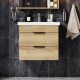 Подвесная тумба под раковину Onika Легран 105031 50см дуб галифакс
