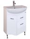 Напольная тумба под раковину Onika Лайн 106044 с ящиком 60см белый