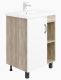 Напольная тумба под раковину Onika Тимбер 106115 60см белый матовый/дуб сонома