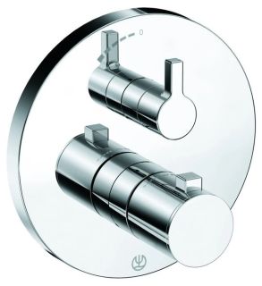 Встраиваемый смеситель для душа Kludi Nova Fonte Puristic с термостатом хром 208350515