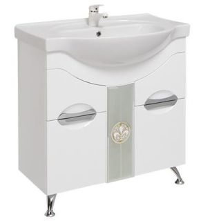 Напольная тумба под раковину Onika Флорена 108021 80см белый