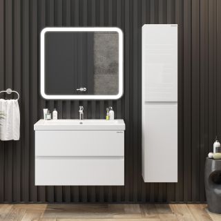 Подвесная тумба под раковину Onika Эвада 108058 80см белый