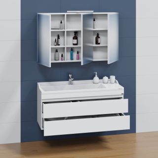 Тумба под раковину СанТа Марс 700255 120см белый