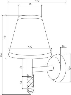 Бра Boheme Murano белый 762