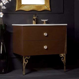 Тумба под раковину Armadi Art Neoart 100см шоколад 830-100-DB