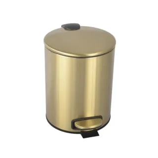 Ведро с педалью Boheme Uno 10426-MG золото матовое