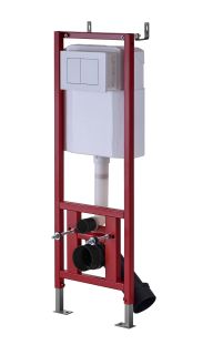 Инсталляция для подвесного унитаза DQ DI8640116 с белой клавишей