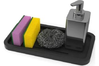 Органайзер для мойки Alveus 1136746 силикон черный