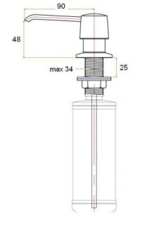 Дозатор жидкого мыла Zorg ZR-20 КВАРЦ