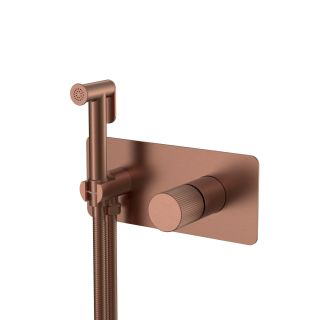 Гигиенический душ со смесителем Boheme Stick Linea 127-BRB.3 брашированная бронза