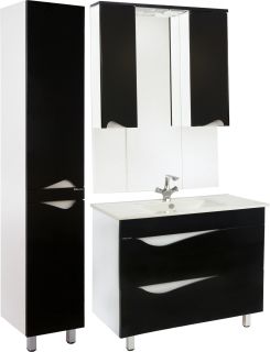 Пенал Bellezza Эйфория 35см левый чёрный 00000006590