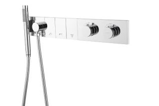 Встраиваемый смеситель для душа Boheme Zodiac Thermo 133-SYS-CR с термостатом хром