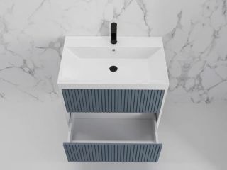 Тумба под раковину Style Line Стокгольм 70 ЛС-00002312 графит софт