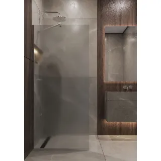 Душевая перегородка Timo T09 90 см хром