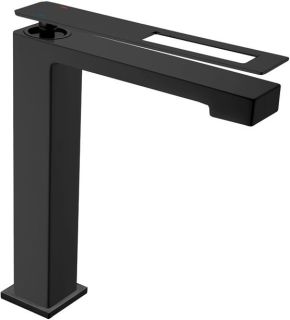 Смеситель для накладной раковины Boheme Q чёрный 142-BB