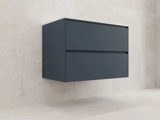 Тумба под раковину подвесная Style Line Лима ЛС-00002355 80 см графит