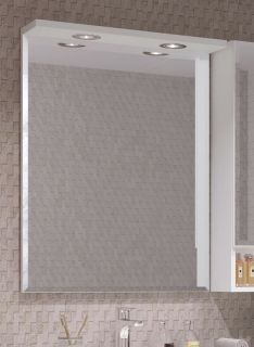 Зеркало Opadiris Фреш 59 00-00002177 с подсветкой Белое