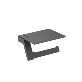 Держатель для туалетной бумаги Timo Selene с полкой для телефона чёрный 14043/03