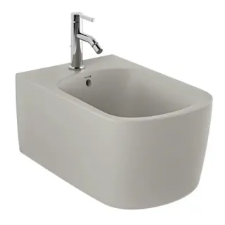 Подвесное биде Kludi Resa S 27BIW01O2 светло-серый матовый