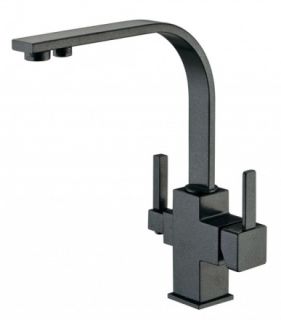 Смеситель для кухни ZORG Sanitary ZR 332 YF ЧЕРНЫЙ МЕТАЛЛИК