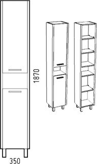 Пенал Corozo Лорена 35см антик SD-00000304