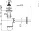 Сифон для раковины AlcaPlast ?32 с нержавеющей решеткой ?63 без штуцера A410