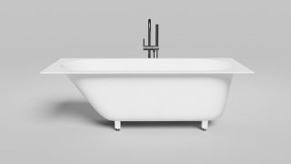 Ванна из искусственного камня Salini Ornella Kit S-Stone 102421MRH 170x75см RAL снаружи