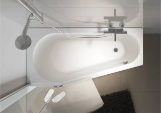 Акриловая ванна Riho Delta B068001005 R 160x80см белый