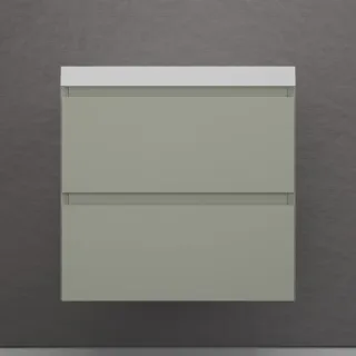 Тумба под раковину подвесная Style Line Манхэттен ЛС-00002367 60 см олива