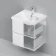 Тумба под раковину Am.Pm Gem  M90FHX0502WG подвесная белый глянец 50  см