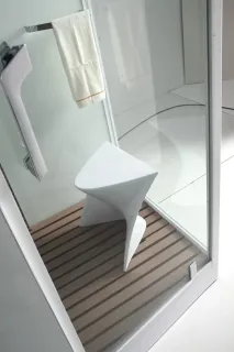 Душевая кабина Orans Diamond SR-89105RS 89105RWLH 120x90 см профиль белый стекло прозрачное