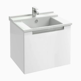 Тумба под раковину Jacob Delafon Struktura EB1284-N18 57 см блестящий белый