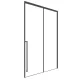 Душевая дверь в нишу Timo T59L 150 см левая чёрный