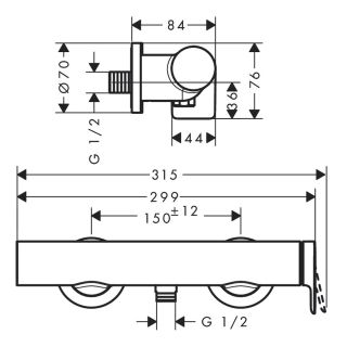 Смеситель для душа Hansgrohe Vivenis 75620670