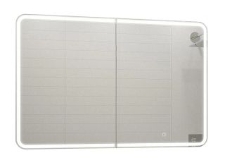 Зеркальный шкаф с подсветкой Misty Авеню 120см белый