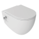 Подвесной унитаз Isvea Infinity 10NFS1005I безободковый с функцией биде белый