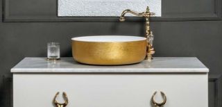 Столешница мраморная Armadi Art Bianca Carrera 110см 857-110-BC